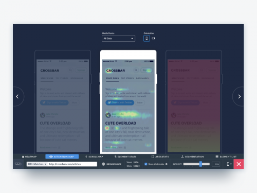 Heatmaps Visual Website Optimizer